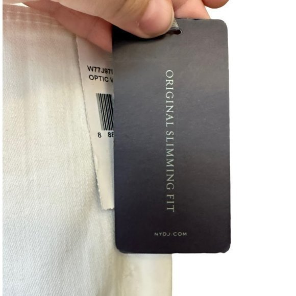 NWT Not‎ Your Daughters Jeans White Skinny Boyfriend Jeans Sz 22W - Picture 2 of 6